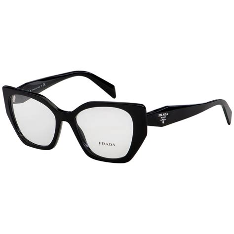 Prada PR 18WV 1AB1O1 Black Plastic Fashion Eyeglasses 